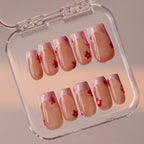 Pink Flowers Alma Nails